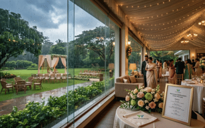 Monsoon Wedding Venues in Bangalore: Why Outdoor Celebrations Still Work With Backup Plans