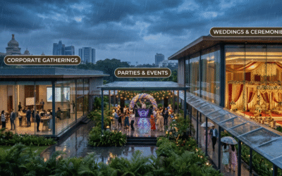 Monsoon Event Venues in Bangalore: How to Plan Rain Safe Weddings, Parties and Corporate Gatherings