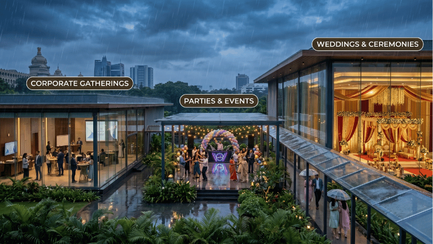 Indoor vs Outdoor Weddings in Bangalore Indoor vs Outdoor Weddings in Bangalore