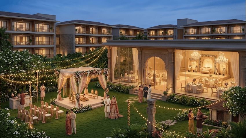 Luxury Wedding Venues in Bangalore with Rooms Luxury Wedding Venues in Bangalore with Rooms